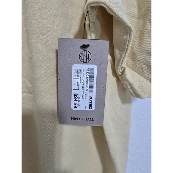 Ninth Hall Fundamentals Sand Oversized T-Shirt Size Large - Picture 5 of 7